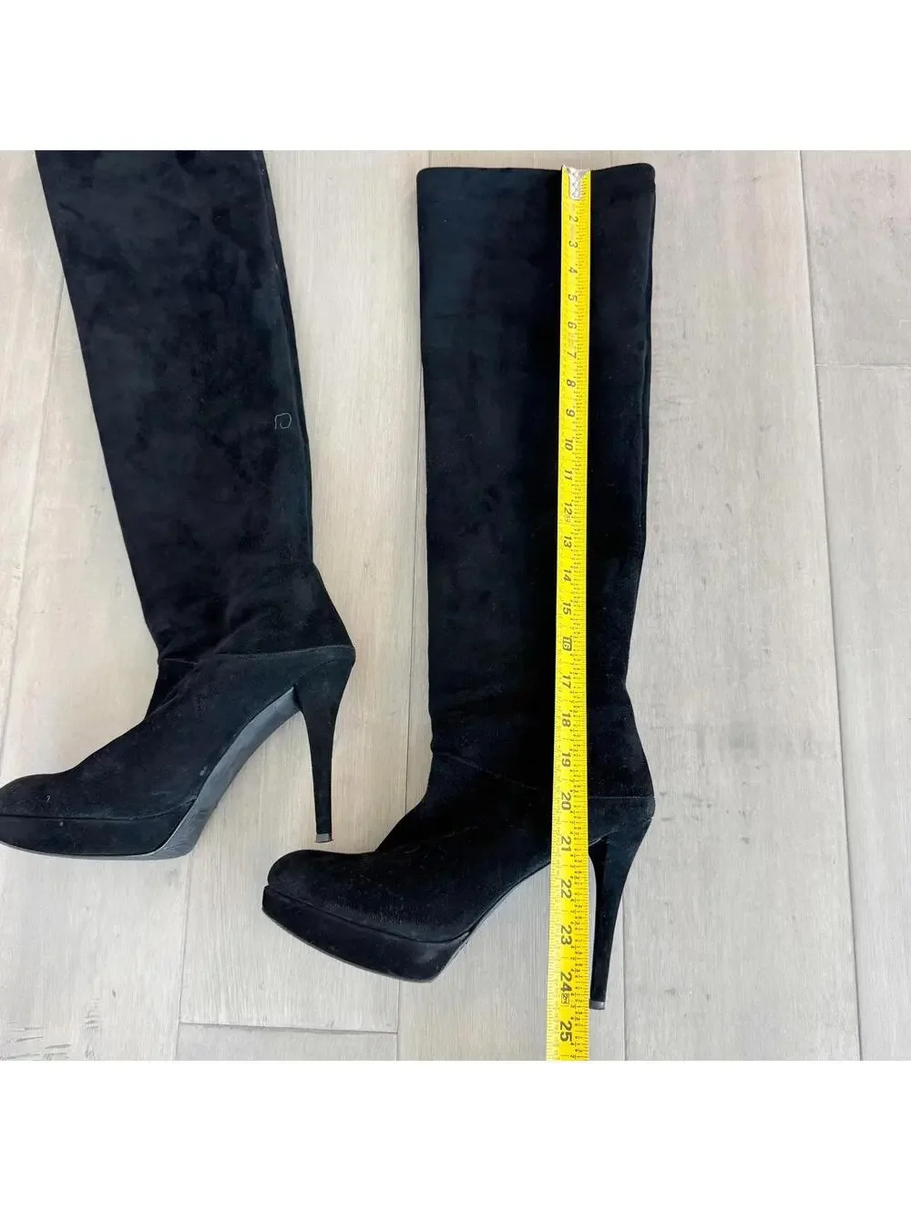 Stuart Weitzman black knee